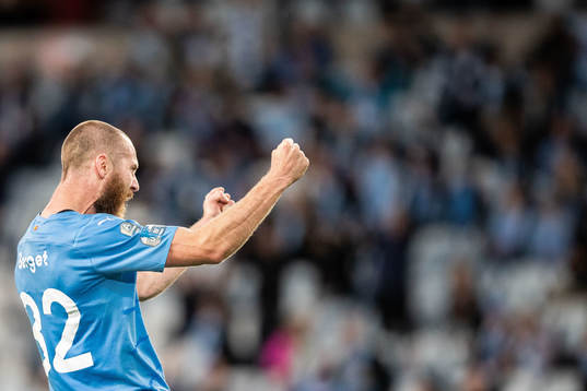 Malmö FFs Jo Inge Berget jublar
