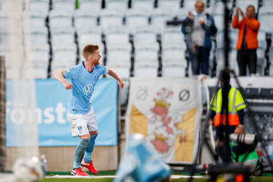 Malmö FFs Anders Christiansen jublar