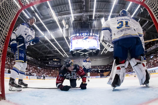 Leksands Patrik Norén och Linköpings Henrik Törnqvist