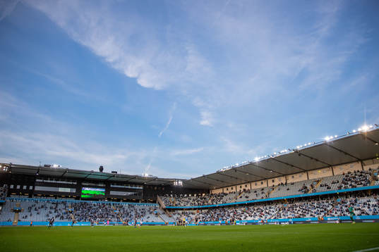 Vy över Leda Stadion