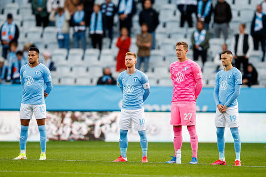 Malmö FFs Martin Olsson , Anders Christiansen , målvakt