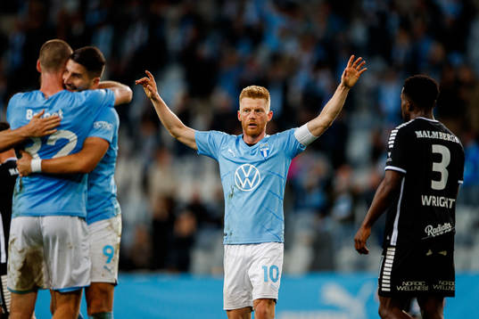 Malmö FFs Anders Christiansen jublar