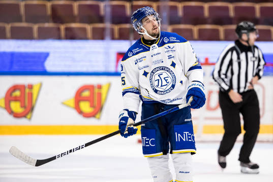 Leksands Max Veronneau deppar