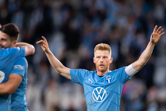 Malmö FFs Anders Christiansen jublar