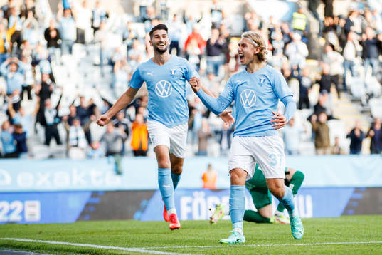 Malmö FFs Sebastian Nanasi jublar