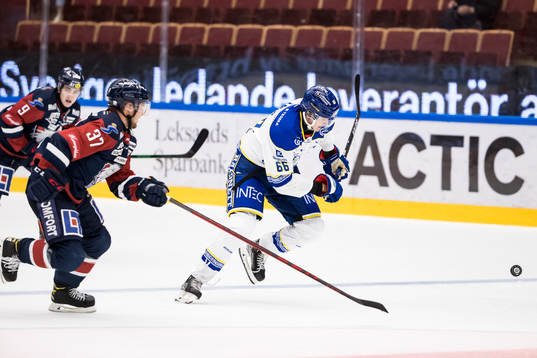 Linköpings Jesper Pettersson och Leksands Nils Åman