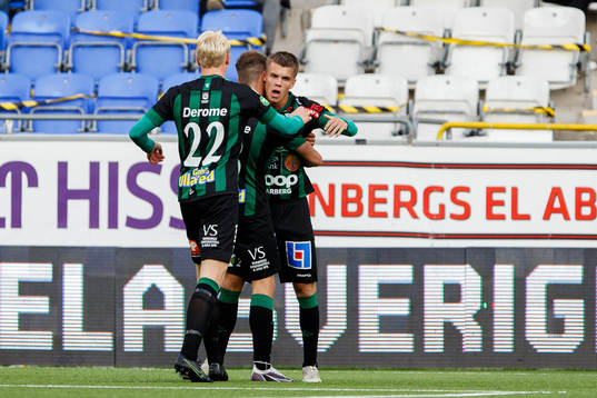 Varbergs Victor Karlsson jublar