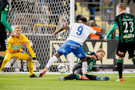 Varbergs Hampus Zachrisson och IFK Norrköpings Samuel