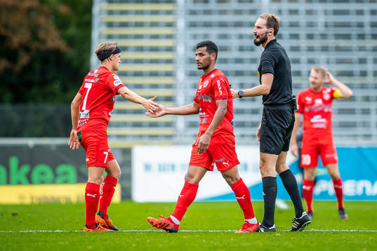 Värnamos Wenderson Oliveira do Nascimento har ont