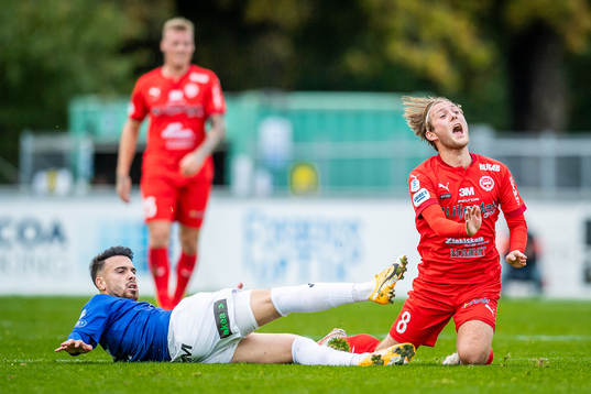 Trelleborgs Dzenis Kozica mot Värnamos William Kenndal