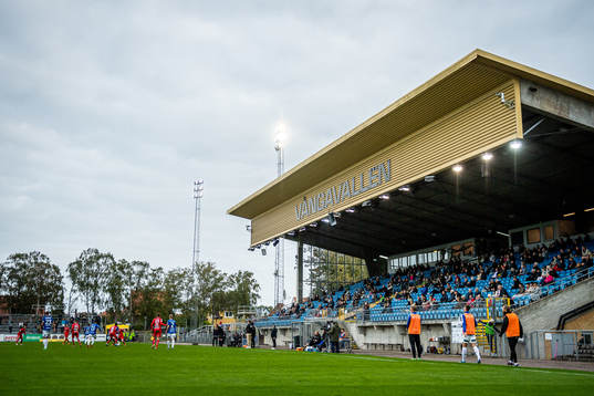 Interiör vy över Vångavallen