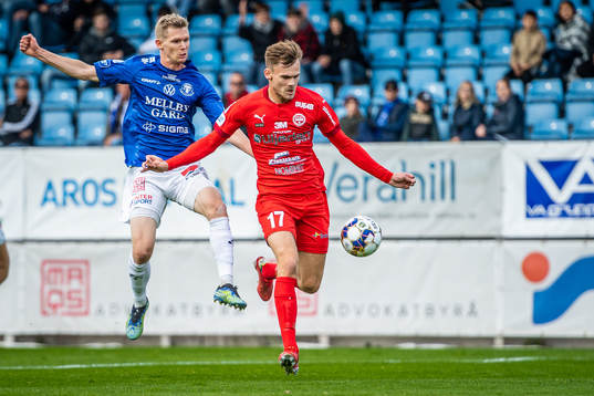 Trelleborgs Fritiof Björkén och Värnamos Oscar Uddenäs