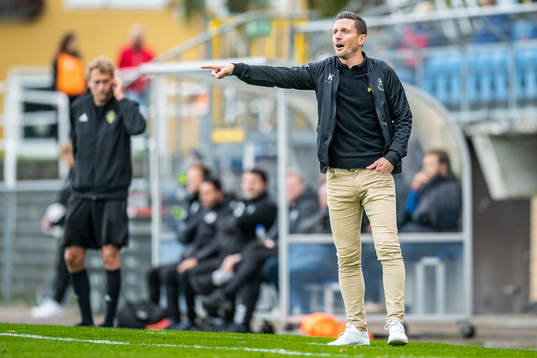 Trelleborgs tränare Kristian Haynes