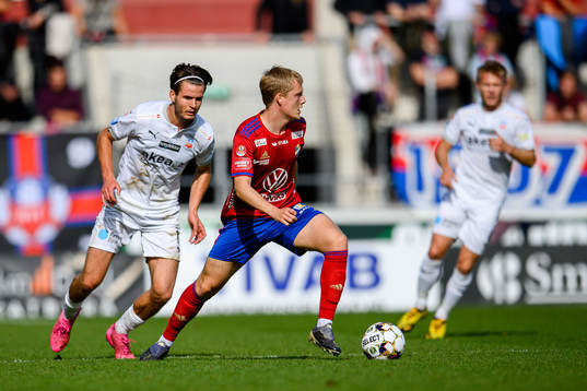 Helsingborgs Wilhelm Loeper och Östers Casper Eklund