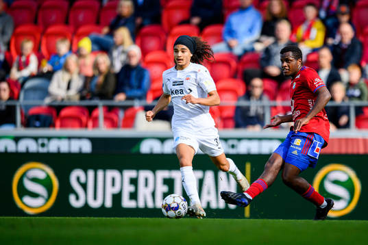 Helsingborgs Adam Kaied och Östers Manasse Kusu
