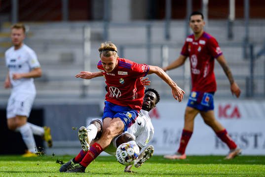 Helsingborgs Benjamin Acquahoch Östers Isak Magnusson