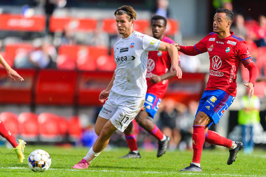 Helsingborgs Wilhelm Loeper och Östers Marc Rochester