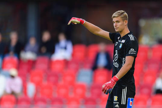 Östers målvakt Mathias Nilsson