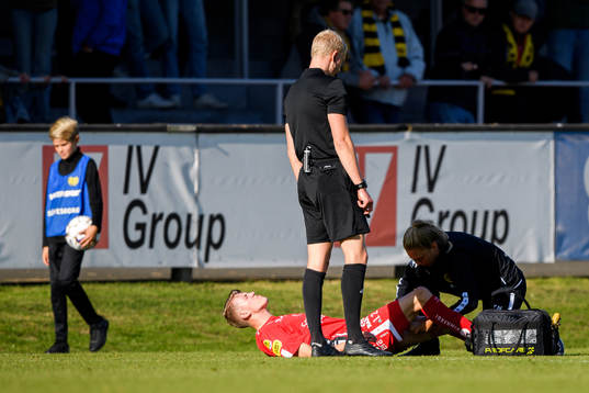 Elfsborgs Alexander Bernhadsson har ont