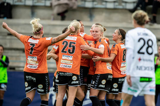 Kristianstads Josefine Rybrink jublar