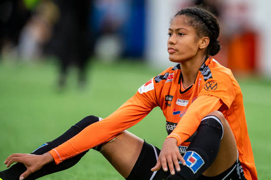 Kristianstads Sveindís Jane Jónsdóttir deppar