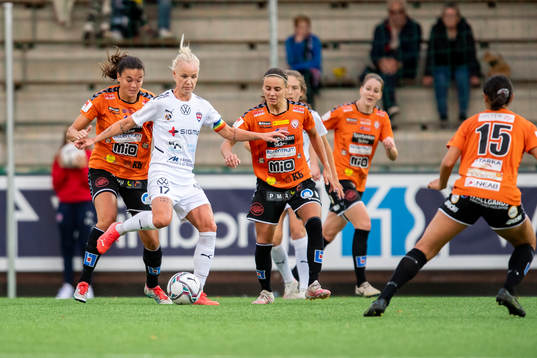 Rosengårds Caroline Seger  och Kristianstads Alice Nilsson