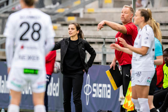 Rosengårds tränare Renee Slegers och Rosengårds