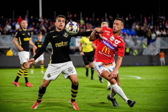 s Nabil Bahoui och Degerfors Nikola Djurdjic