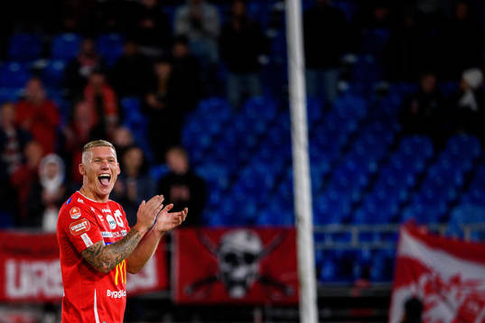 Degerfors Victor Edvardsen jublar