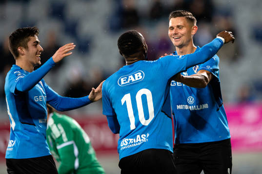 Halmstads Marcus Antonsson jublar