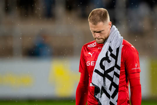 Halmstads målvakt Malkolm Nilsson Säfqvist