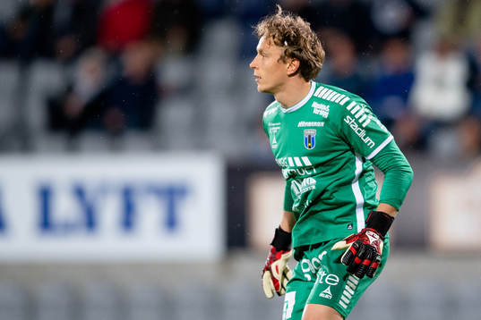 Sirius målvakt August Ahlin