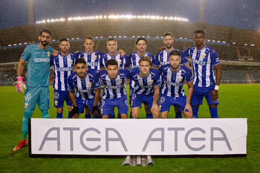 IFK Göteborgs startelva innan fotbollsmatchen i