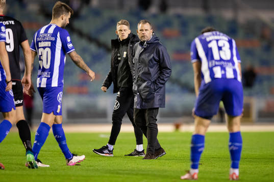 IFK Göteborgs tränare Mikael Stahre deppar