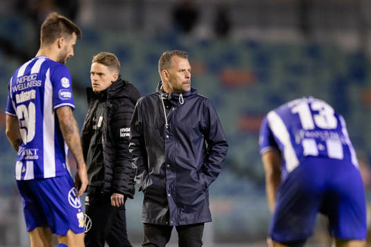 IFK Göteborgs tränare Mikael Stahre deppar