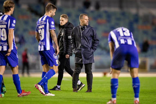 IFK Göteborgs tränare Mikael Stahre deppar