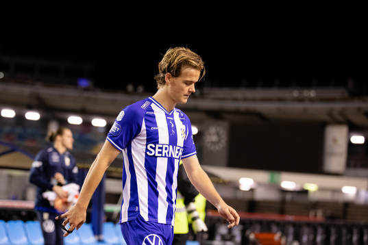 IFK Göteborgs August Erlingmark deppar