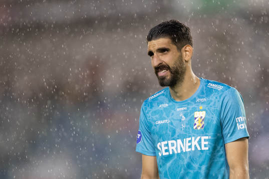 IFK Göteborgs målvakt Giannis Anestis innan