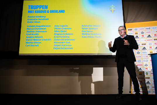 Head coach Janne Andersson of the Swedish national football