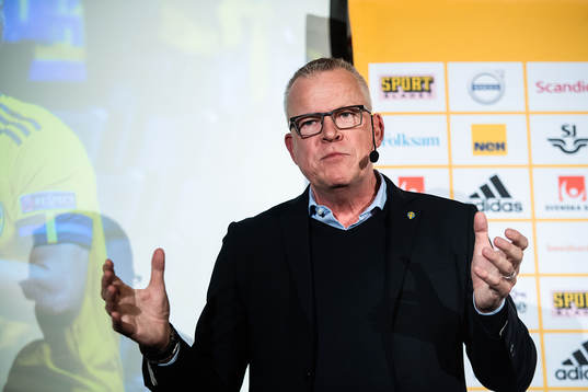 Head coach Janne Andersson of the Swedish national football