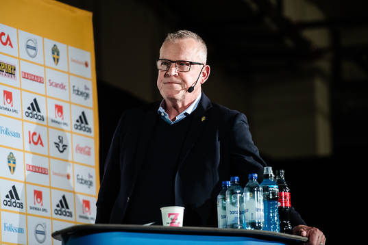 Head coach Janne Andersson of the Swedish national football