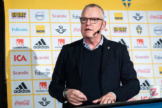 Head coach Janne Andersson of the Swedish national football