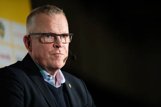 Head coach Janne Andersson of the Swedish national football