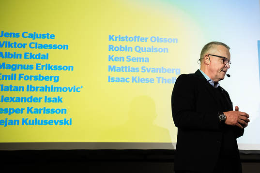Head coach Janne Andersson of the Swedish national football