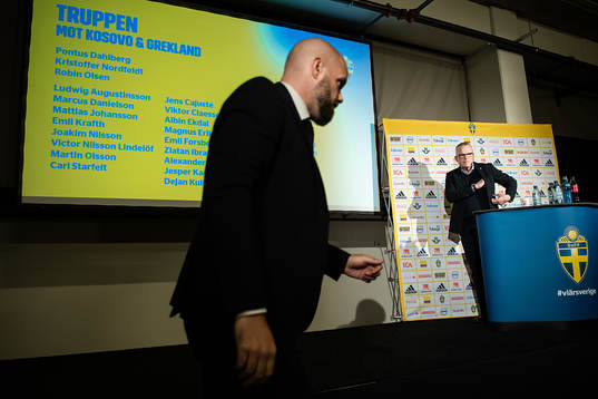 Head coach Janne Andersson of the Swedish national football