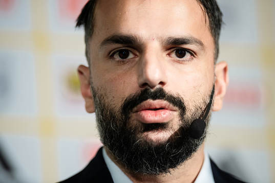 Poya Asbaghi, head coach U21, of the Swedish national