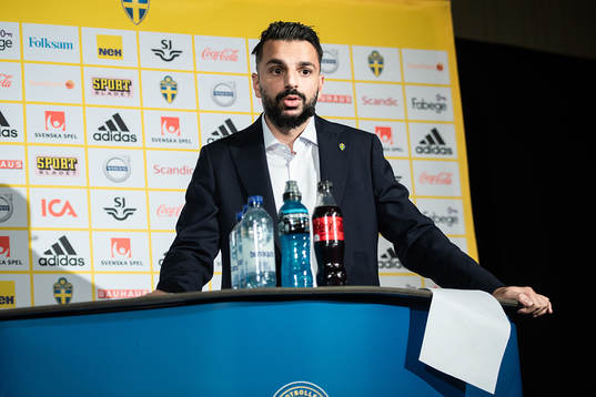 Poya Asbaghi, head coach U21, of the Swedish national