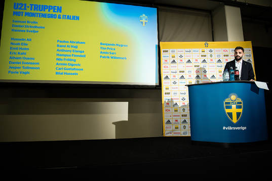 Poya Asbaghi, head coach U21, of the Swedish national