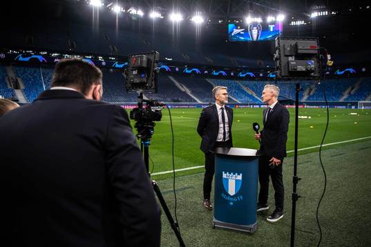 Niclas Carlnén, CEO and Mattias Larsson of Malmö FF