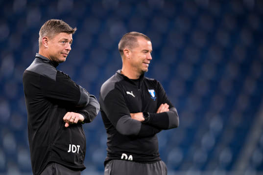 Jon Dahl Tomasson, head coach and Daniel Andersson, head of